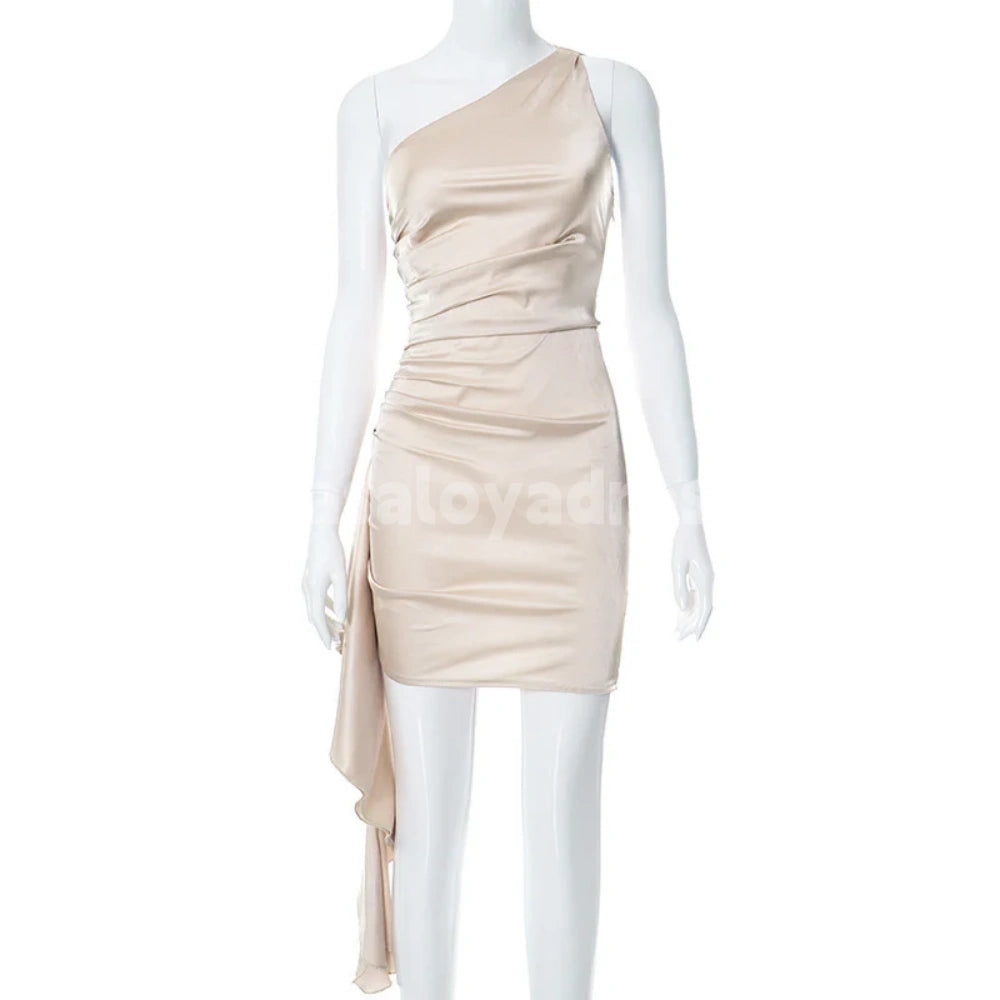 BSD00009 New Women's Fashion Sexy Strapless Ruffle Trim Pleated Bodycon Mini Homecoming Dress Cocktail dress