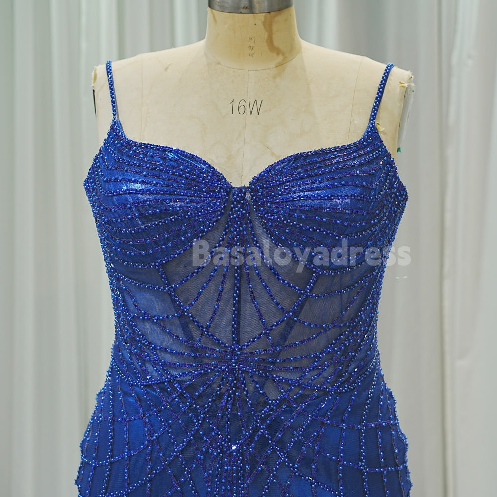 BDES00019 Custom made Sweetheart Neck Fitted Sheer Corset Long Bead Crystal Prom Dress Plus Size Dress