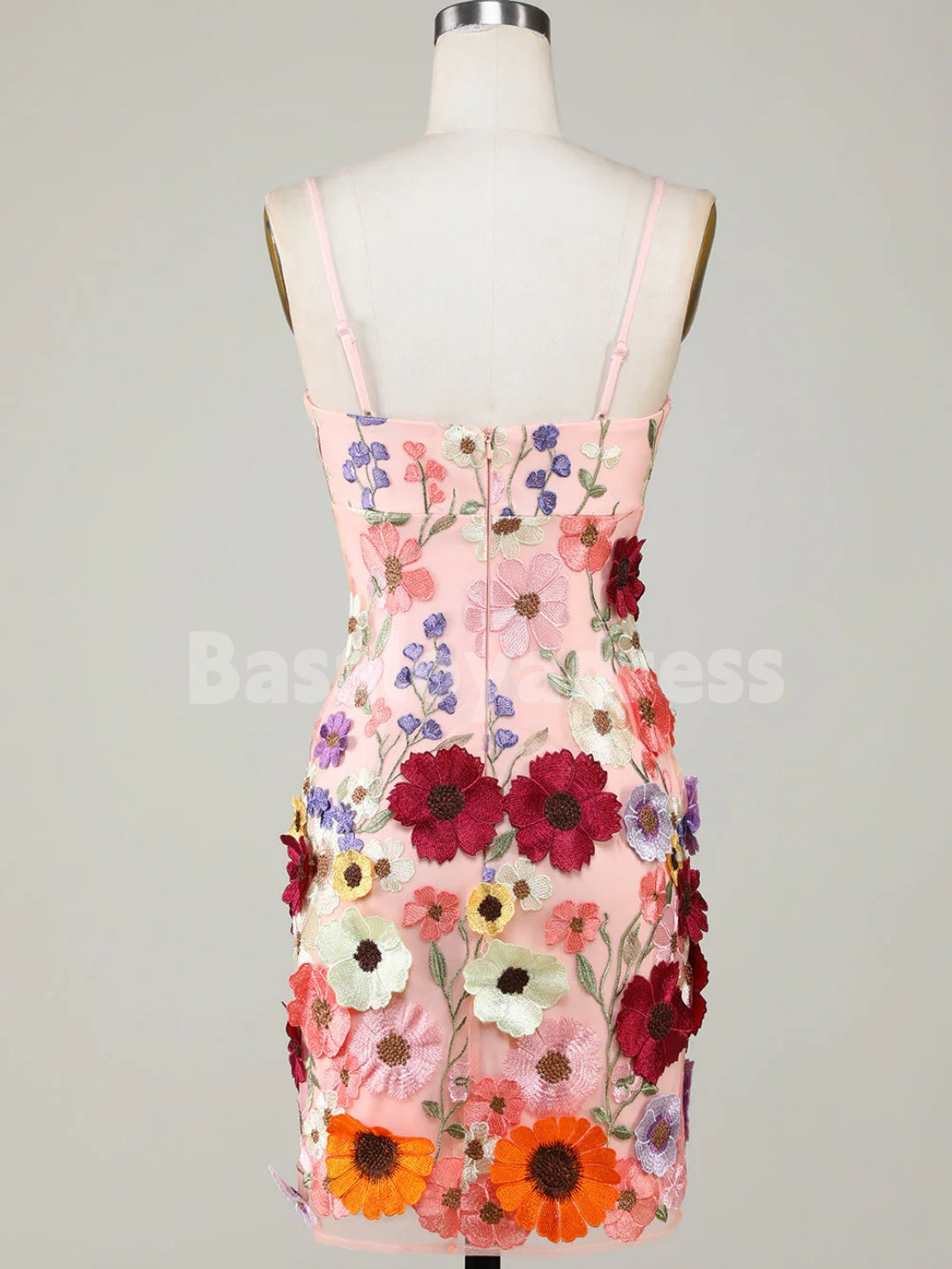BSD00060 Sexy Women Floral Bodycon Mini Cocktail Dress Spaghetti Strap A-Line Party Short Dress Y2K Egirl Streetwear